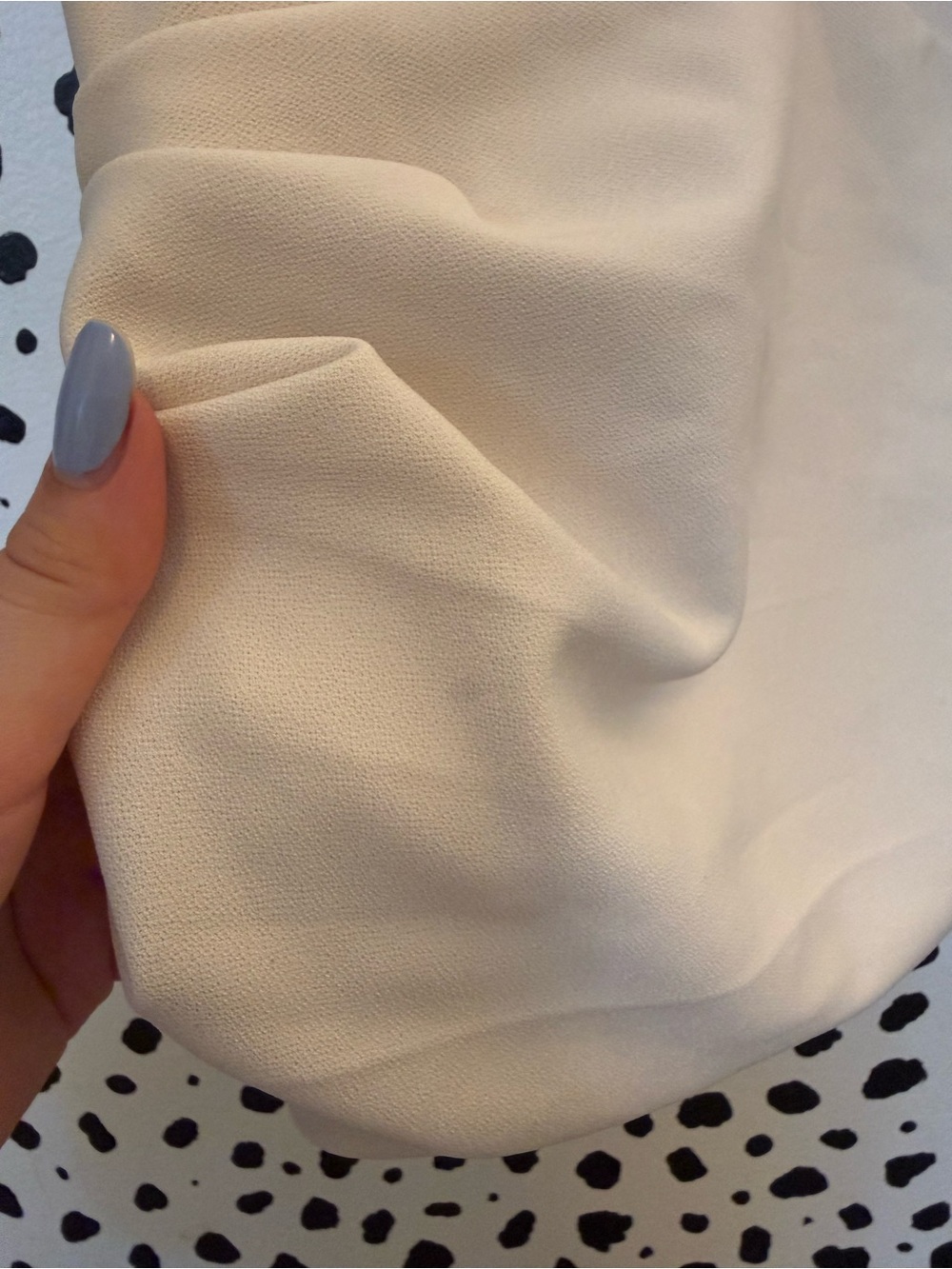 Abercrombie & Fitch Cream Bra Free Plunge Ruched Top - Picture 6 of 8